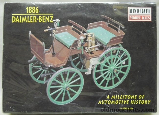 Minicraft 1/16 1886 Daimler-Benz - First Gas Powered Automobile, 11205 plastic model kit